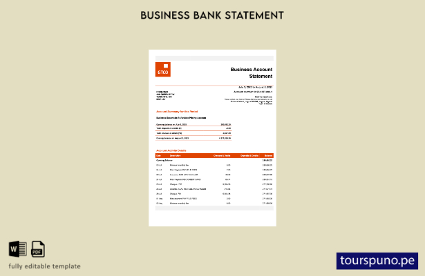 listo para imprimir Nigeria Guaranty Trust Bank Plc. Plantilla de plantilla de W